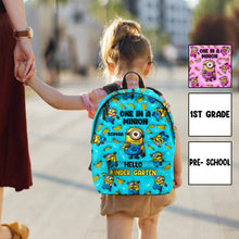 Load image into Gallery viewer, Personalized Minions Backpack for Kids - Custom Name Gift for Back to School

