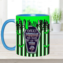 Load image into Gallery viewer, Personalized Sweet Dreams Accent Mug Custom Name Gift Idea
