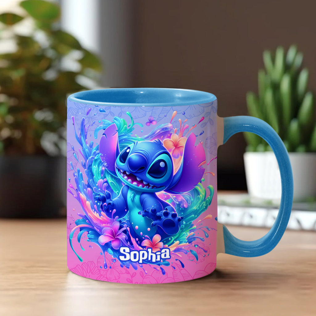 Personalized Ohana Accent Mug Custom Name Gift for Mom