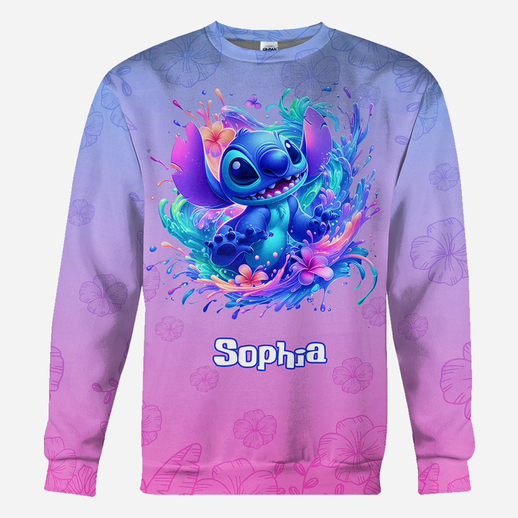 Personalized Ohana All Over Shirt Custom Name Gift for Family
