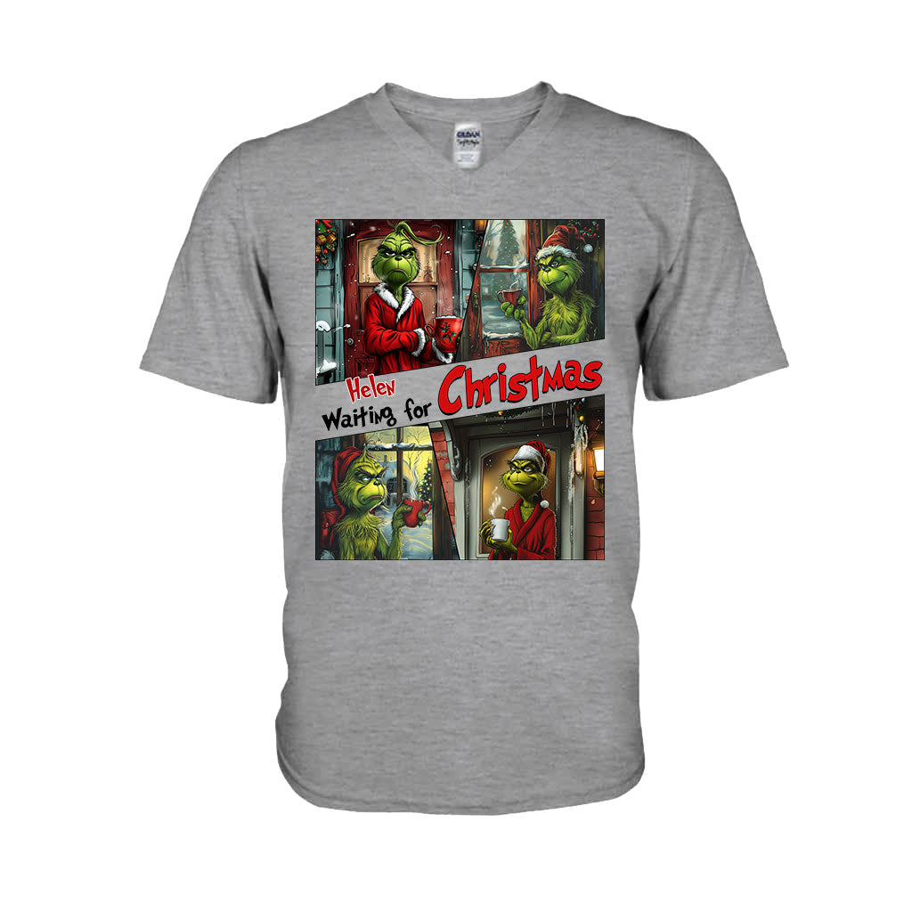Personalized Grinch Christmas T-shirt & Hoodie Gift for Mom