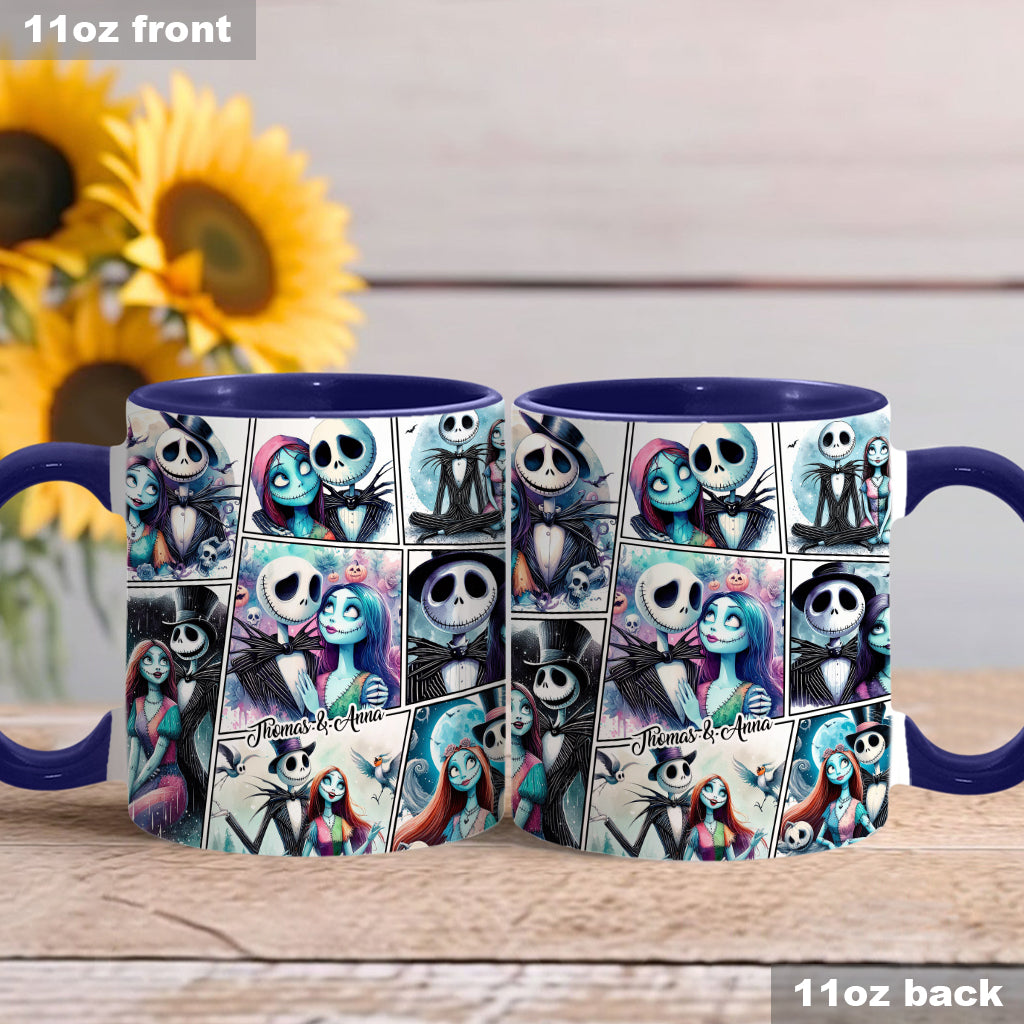 Personalized Nightmare Accent Mug Custom Name Halloween Gift