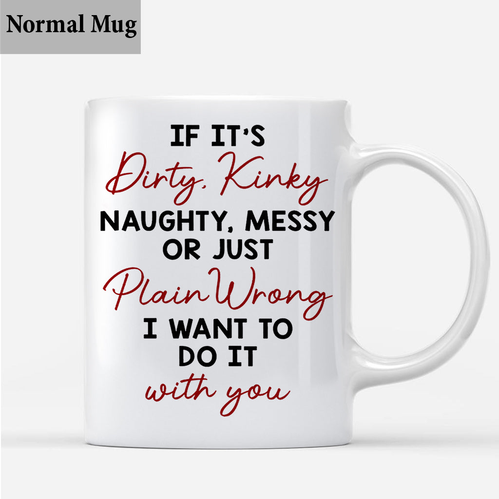 Personalized Kinky Couple Mug Custom Name Gift for Valentine's Day