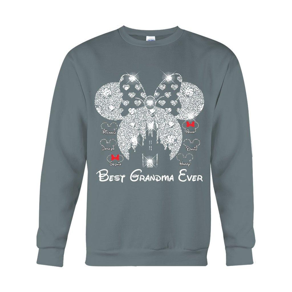 Personalized Best Grandma Ever Mouse T-shirt & Hoodie Gift