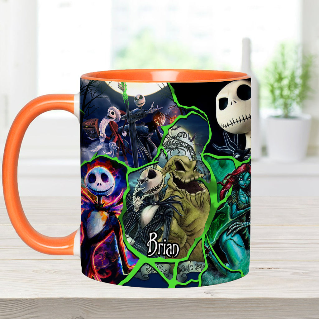Personalized Nightmare Accent Mug Custom Name Funny Gift for Friends
