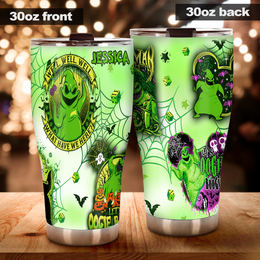 Personalized Oogie Boogie Halloween Tumbler Custom Gift