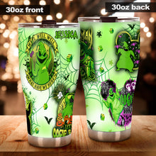 Load image into Gallery viewer, Personalized Oogie Boogie Halloween Tumbler Custom Gift
