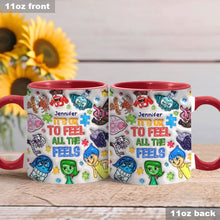 Load image into Gallery viewer, Personalized Autism Awareness Accent Mug Custom Name Gift
