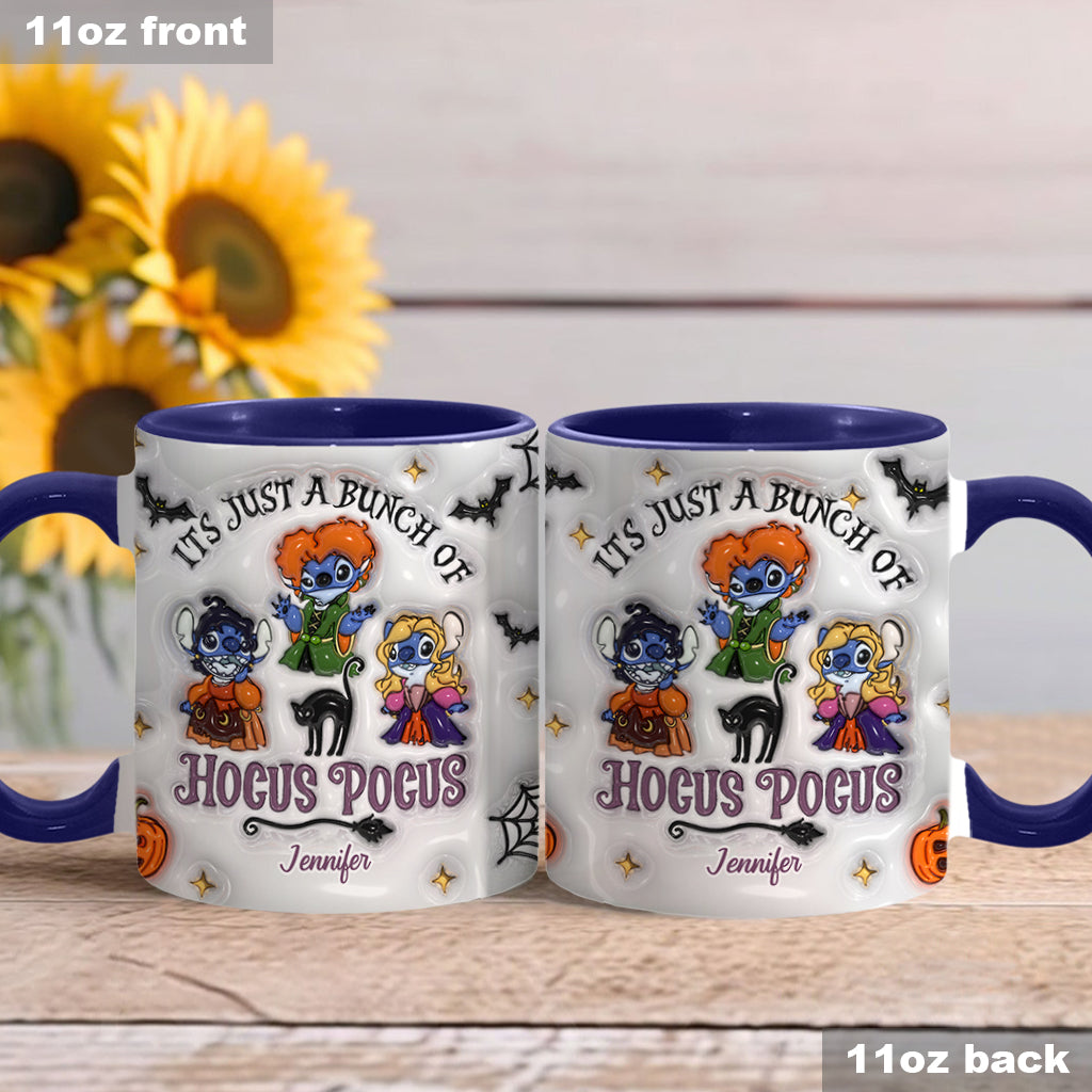 Personalized Halloween Ohana Ceramic Mug Custom Name Gift
