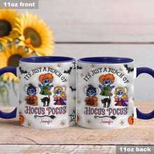 Load image into Gallery viewer, Personalized Halloween Ohana Ceramic Mug Custom Name Gift
