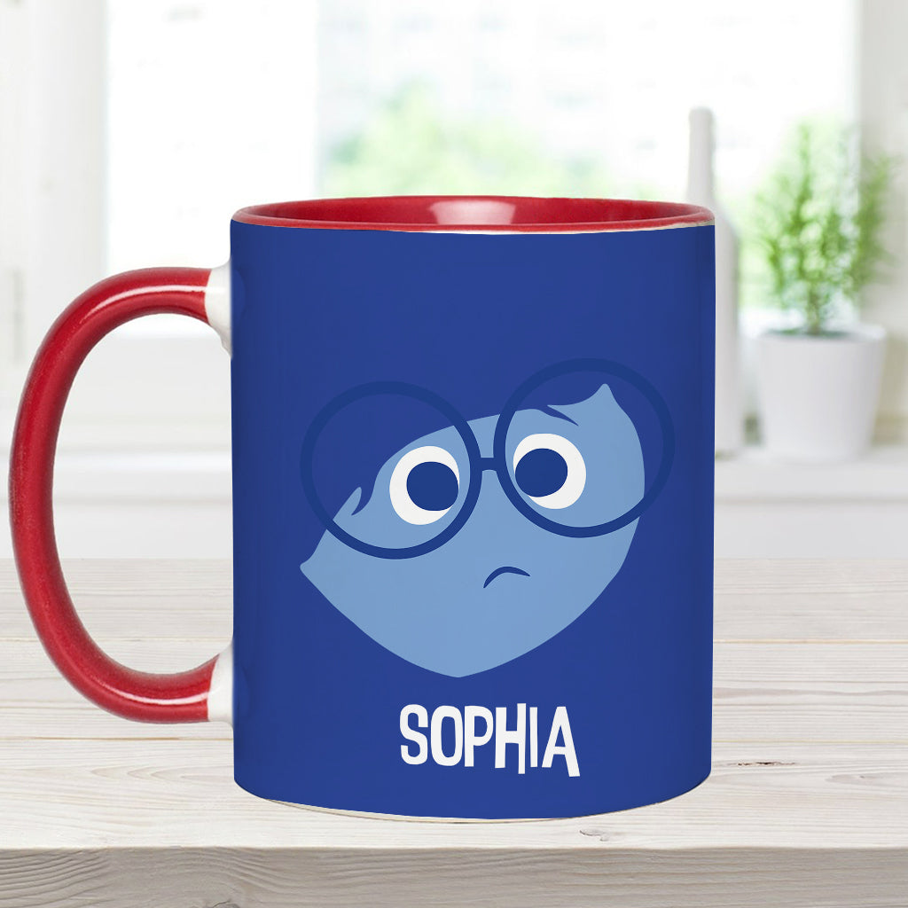 Personalized Two-Tone Accent Mug Custom Name Gift