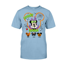 Load image into Gallery viewer, Personalized Spooky Nana T-shirt &amp; Hoodie for Grandma

