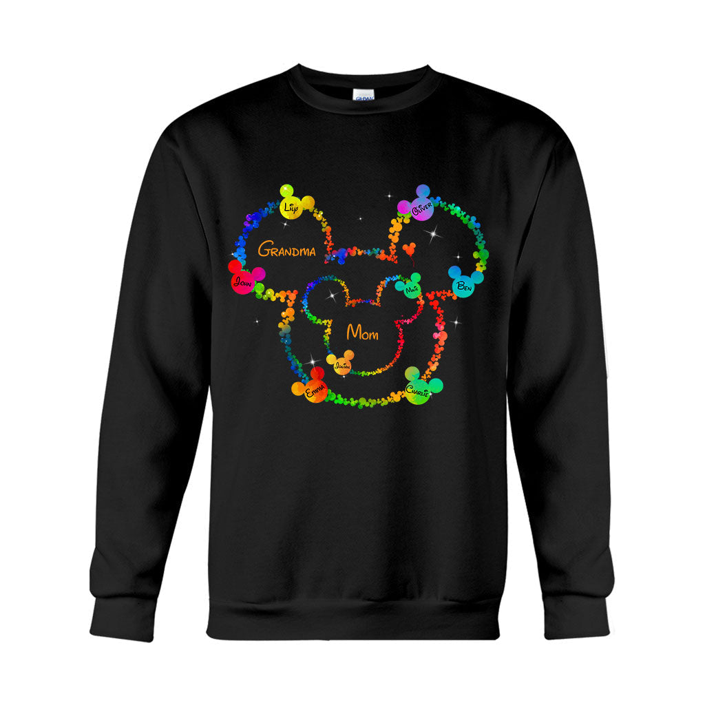 Personalized Mom Grandma Mouse T-shirt & Hoodie Gift for Mother's Day