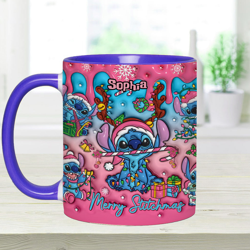 Personalized Ohana Accent Mug Christmas Gift for Mom