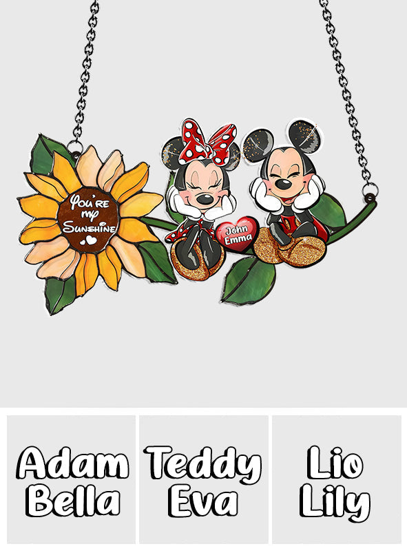 Personalized Sunflower Suncatcher Ornament for Home Decor