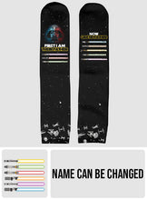 Load image into Gallery viewer, Personalized Grandfather Socks with Custom Names Star Wars Gift
