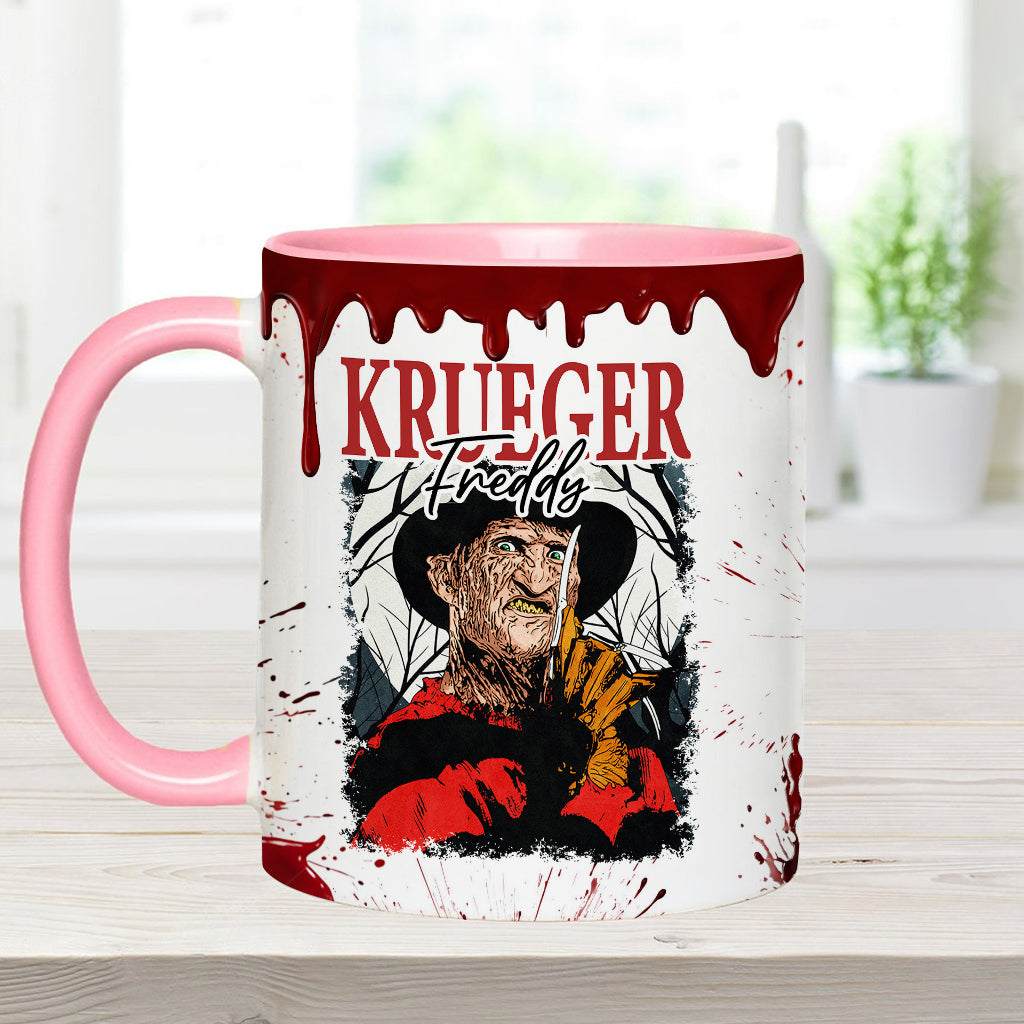 Personalized Halloween Horror Characters Accent Mug Gift