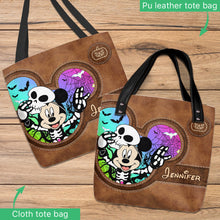 Load image into Gallery viewer, Personalized Halloween Mouse Tote Bag Custom Name Gift
