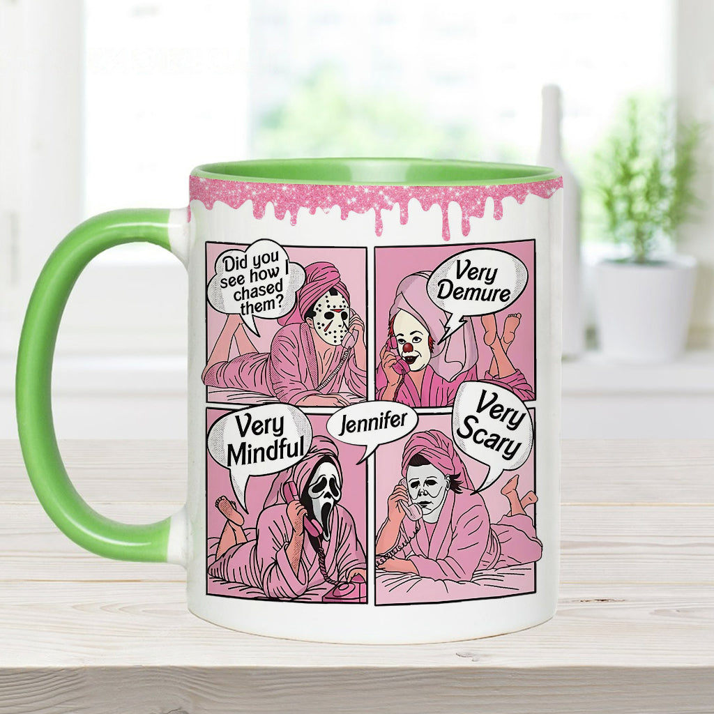 Personalized Spooky Accent Mug Custom Name Unique Gift