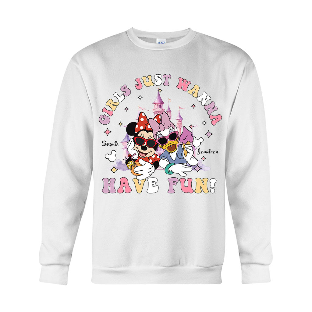 Personalized Girls Just Wanna Have Fun T-shirt & Hoodie for Kids