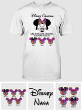 Load image into Gallery viewer, Personalized Disney Grandma T-shirt and Hoodie Gift for Mom
