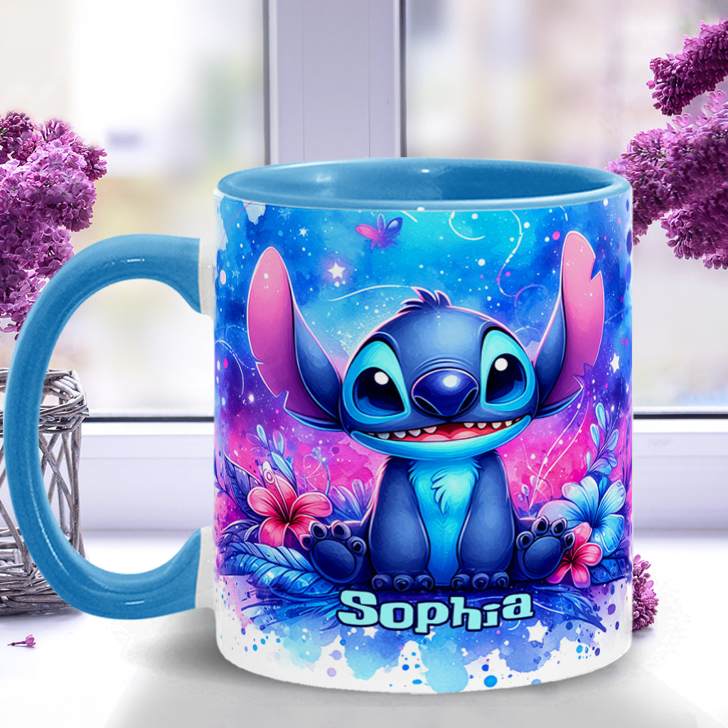 Personalized Ohana Accent Mug Custom Name Gift for Family