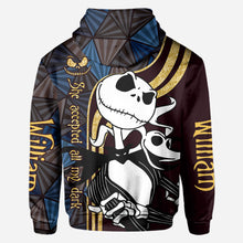 Load image into Gallery viewer, Personalized Nightmare Before Christmas All Over Shirt Custom Name Gift
