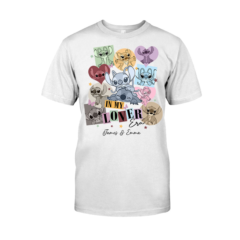 Personalized Couple T-shirt & Hoodie with Custom Names Gift for Her & Him