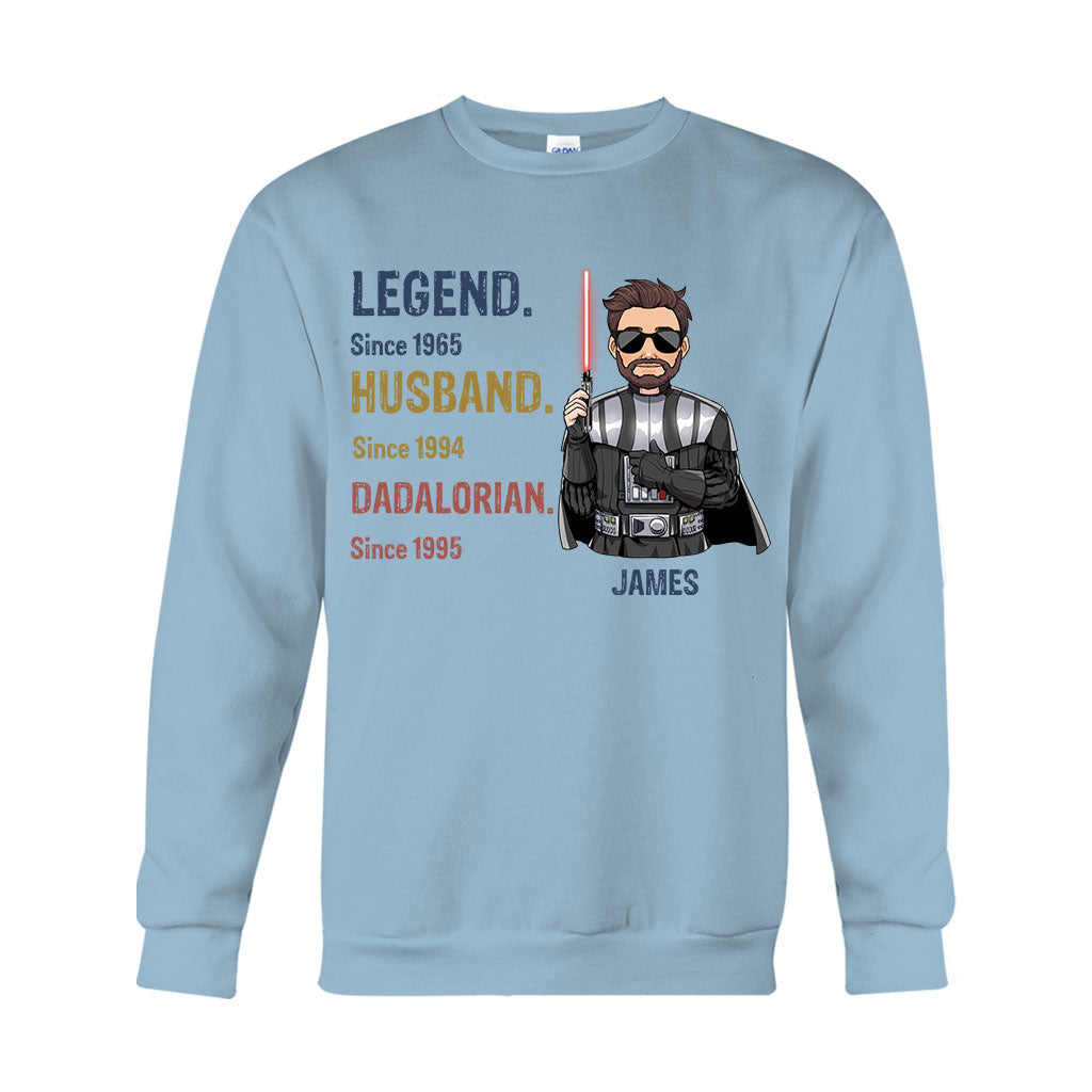 Personalized Star Wars T-shirt Hoodie Gift for Dad Legend Husband