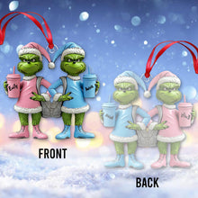 Load image into Gallery viewer, Personalized Grinch Transparent Ornament Custom Gift for Friends
