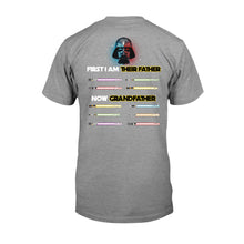 Load image into Gallery viewer, Personalized Darth Vader T-shirt and Hoodie for Grandfather's Day
