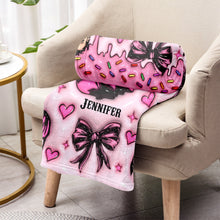 Load image into Gallery viewer, Personalized Horror Movie Fan Blanket Custom Gift for Birthday Halloween
