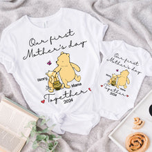 Load image into Gallery viewer, Personalized Mouse T-shirt and Baby Onesie for First Mother's Day Gift
