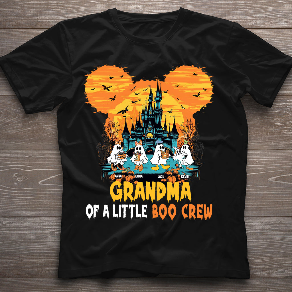Personalized Halloween Mouse T-shirt and Hoodie for Grandma's Boo Crew