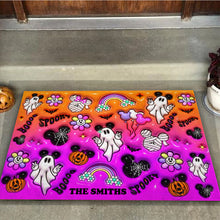 Load image into Gallery viewer, Personalized Halloween Mouse Doormat Custom Name Gift
