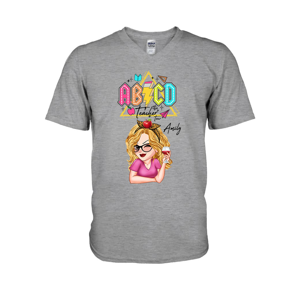 Personalized Teacher T-shirt & Hoodie Custom Name Gift for Teacher