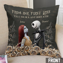 Load image into Gallery viewer, Personalized Nightmare Throw Pillow Custom Name Gift for Couples
