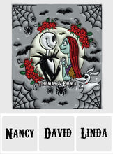 Load image into Gallery viewer, Personalized Nightmare Blanket Custom Name Gift for Couples
