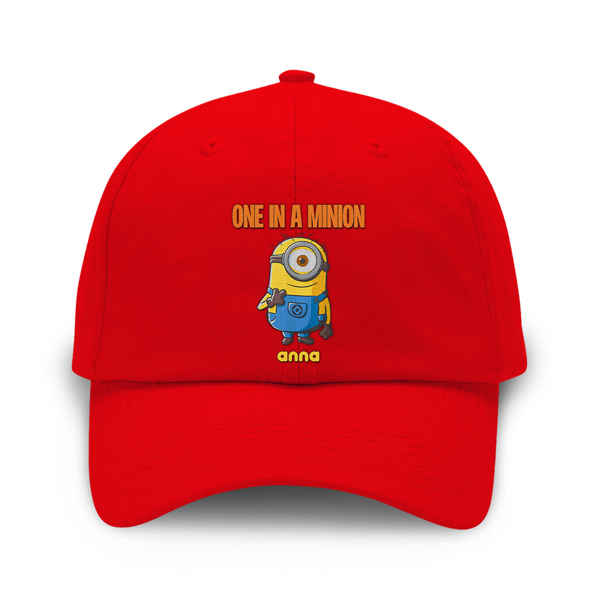 Personalized One In A Minion Embroidered Cap Gift for Kids
