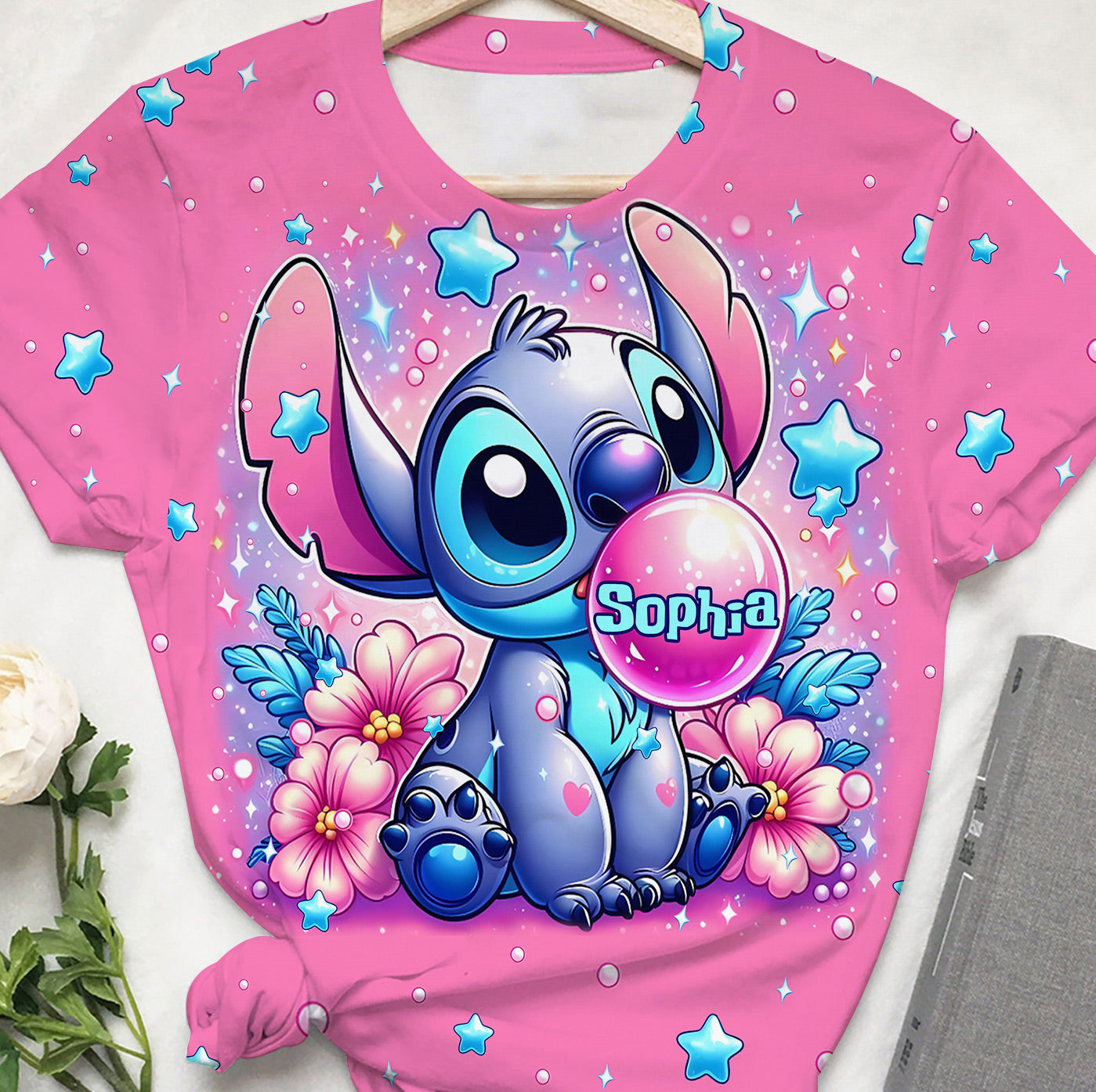 Personalized All Over Print Shirt Custom Name Gift for Kids