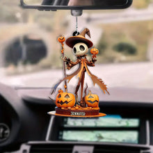 Load image into Gallery viewer, Personalized Halloween Car Ornament Custom Name Acrylic Gift
