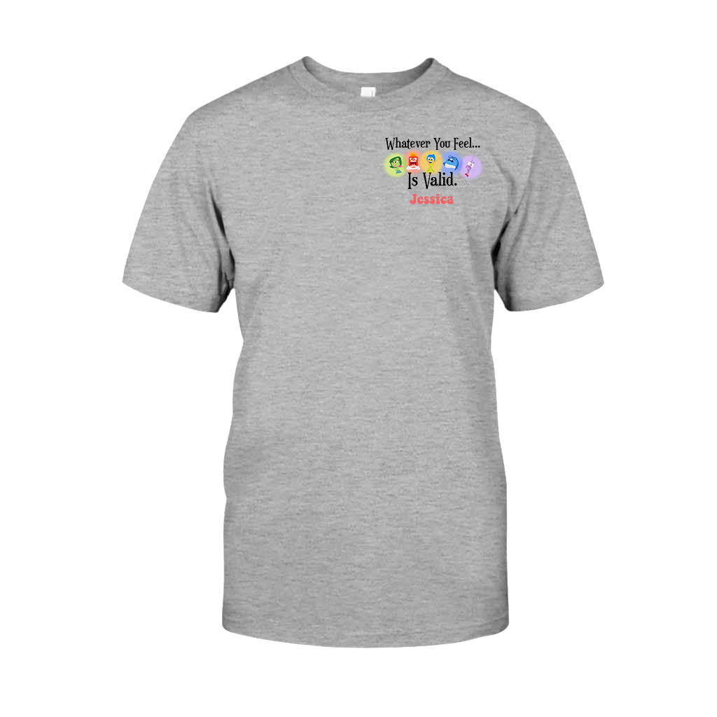 Personalized Inside Out T-shirt Custom Message Gift Idea