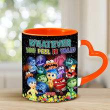 Load image into Gallery viewer, Personalized Heart Handle Mug Custom Name Gift for Loved Ones
