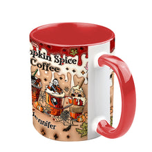 Load image into Gallery viewer, Personalized Pumpkin Spice Latte Accent Mug Custom Name Gift
