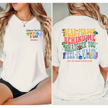 Load image into Gallery viewer, Personalized Inside Out T-shirt Custom Message Gift Idea
