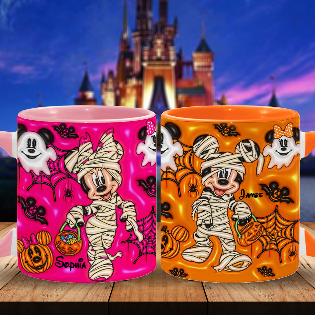 Personalized Halloween Accent Mug for Kids Custom Names