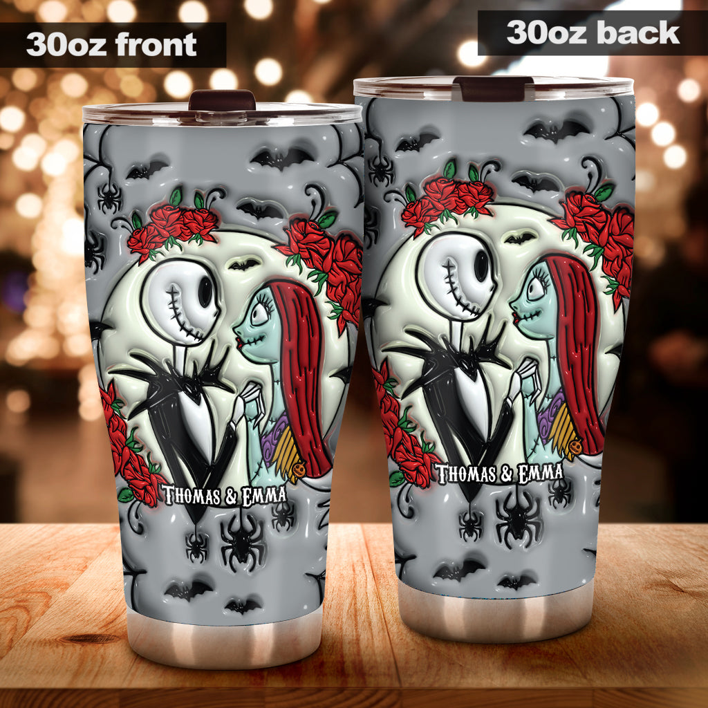 Personalized Nightmare Tumbler Custom Names Unique Gift