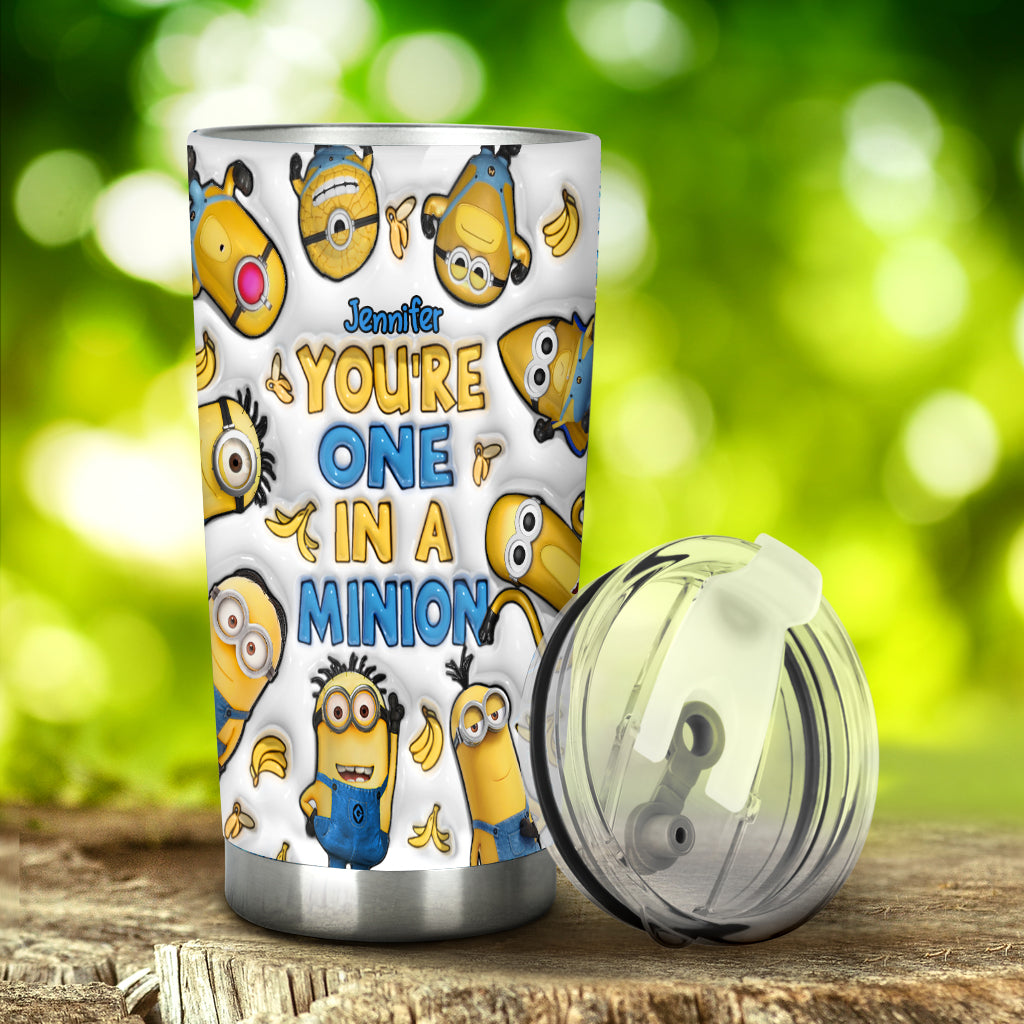 Personalized Minions Tumbler Custom Name Gift for Kids