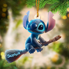 Load image into Gallery viewer, Personalized Ohana Custom Shaped Ornament for Halloween | Unique Gift
