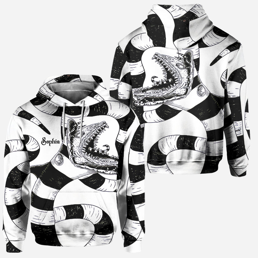 Personalized Beetlejuice Hoodie and Leggings Set for Halloween